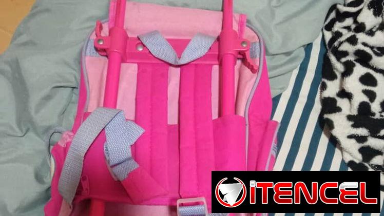 Mochila tipo carrito de niña