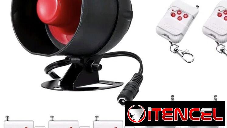Alarma ideal para casa o negocio trae 3 sensores de puertas y sus sensores de movimiento