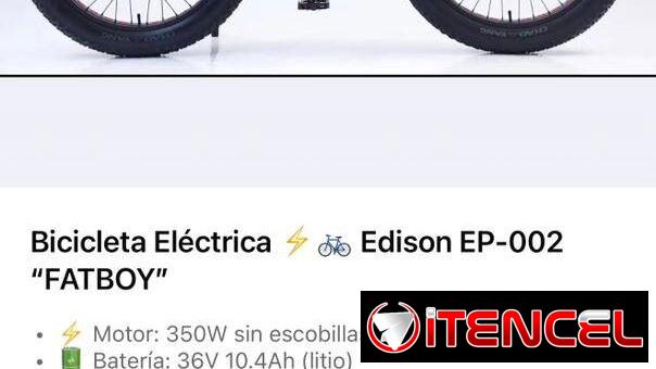 Bicicleta Eléctrica Edison