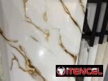 Bellezas de porcelanatos brillo espejo