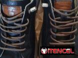 Zapatos negros de vestir de poco uso