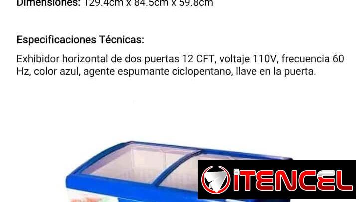 EXIBIDORAS DOBLES Y SIMPLES  NEVERAS FREZZES DE 10 20 Y 25 NEVERAS EXIBIDORAS HORIZONTALES DE CONGELACIÓN