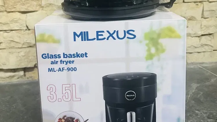 Freidora de Aire Milexus Cristal 900