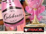 Conjunto de GLOBOS en forma de botella y copa