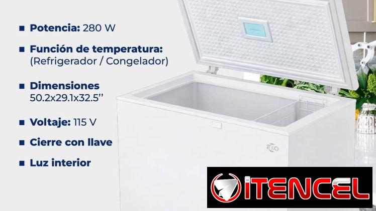 Nevera horizontal 12.2👣 marca eko