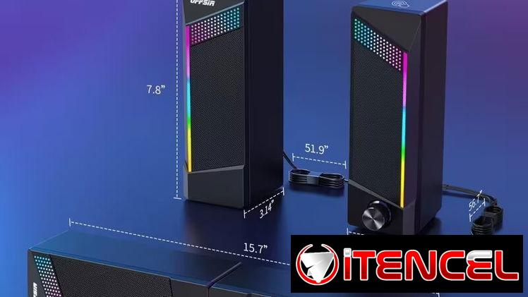 🎧 Altavoces Gamer para PC con Luces RGB 🎧