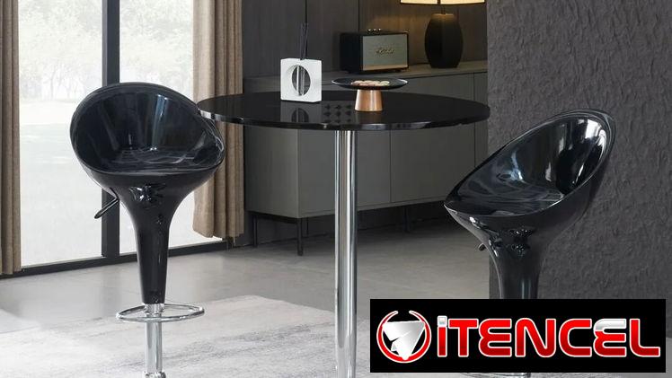 Banquetas giratorias  para bar 🍸 75 USD negra roja blanca 2 estilos mensajería disponible para toda la habana