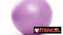 BALÓN DE YOGA INFLABLE CON SUPERFICIE ANTIDESLIZANTE