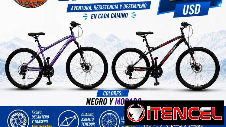 🚴🏾 BICI 🚴🏾 MTB 27.5 HUFFY COLOR NEGRO Y MORADO. A ESTRENAR. MENSAJERÍA CON FACTURA Y GARANTÍA. TL 54833699