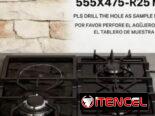 *Cocina de empotrar Milexus 3 quemadores de gas con encendido de magneto y un quemador infrarrojo*  – Precio 165 USD