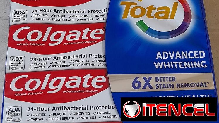 PASTA COLGATE TOTAL ADVANCED WHITENING ANTIBACTERIAL 6X DE 181 GRAMOS TUBO SUPER GRANDE. ORIGINAL. USA