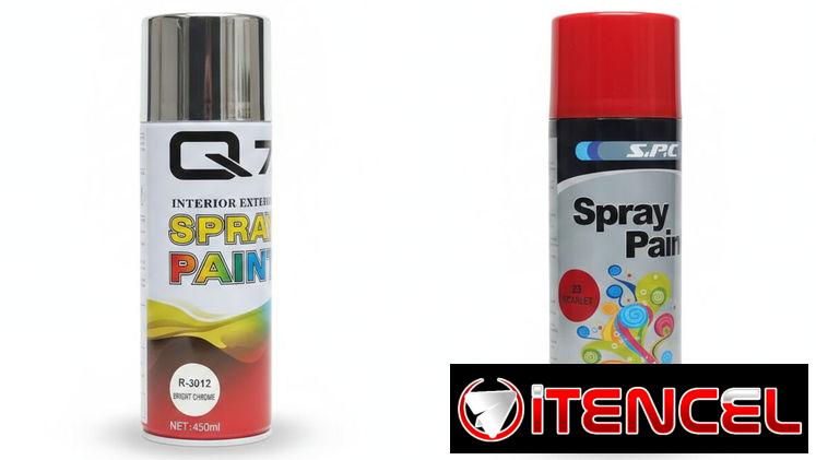 Pinturas en spray, variedad de colores en las fotos (5 USD cada uno)
