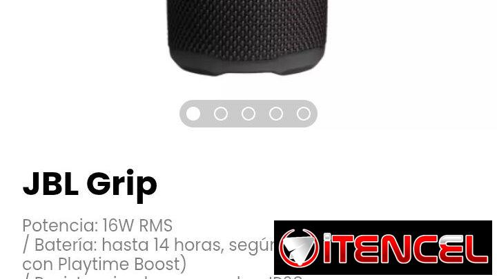 JBL Grip. Potencia: 16W RMS