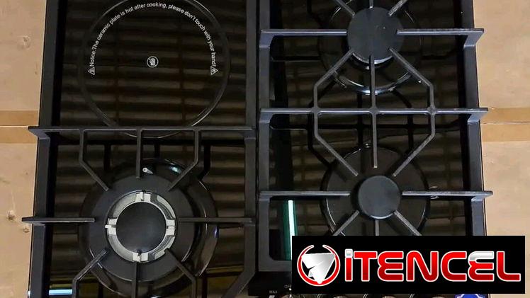*Cocina de empotrar Milexus 3 quemadores de gas con encendido de magneto y un quemador infrarrojo*  – Precio 170 USD – C