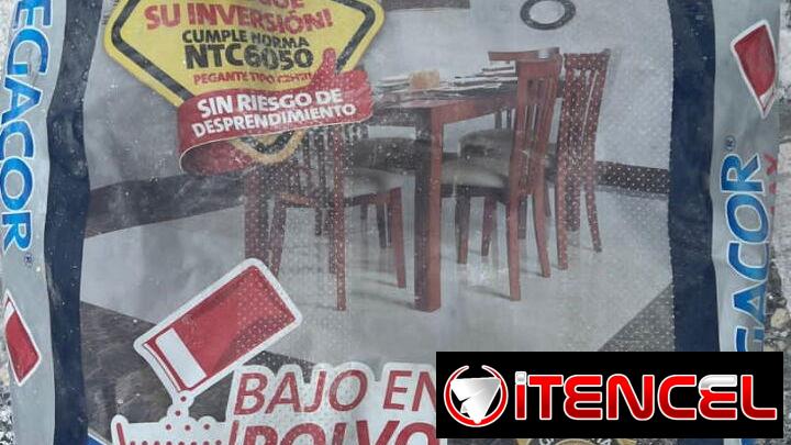 Cemento cola importado y nacional