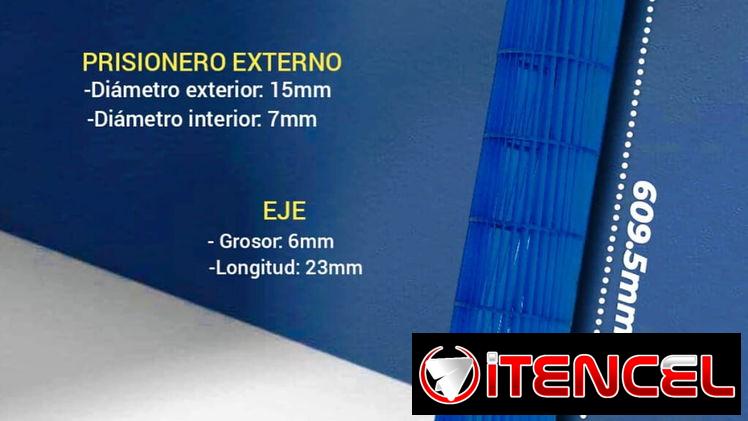 Turbina para evaporador de split 9.5×60.95