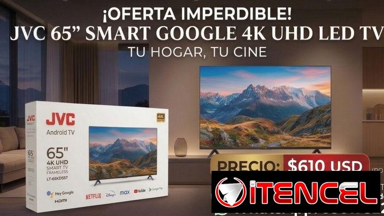 🔥 JVC 65″ SMART TV 4K UHD 🔥