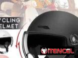 Cascos de moto semi integrales con pantalla de protección