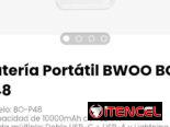Batería Portátil BWOO BO-P48. Modelo: BO-P48