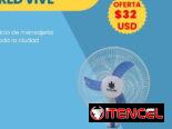 VENTILADORES RECARGABLES, DE PEDESTAL Y DE PARED