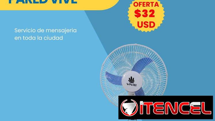 VENTILADORES RECARGABLES, DE PEDESTAL Y DE PARED
