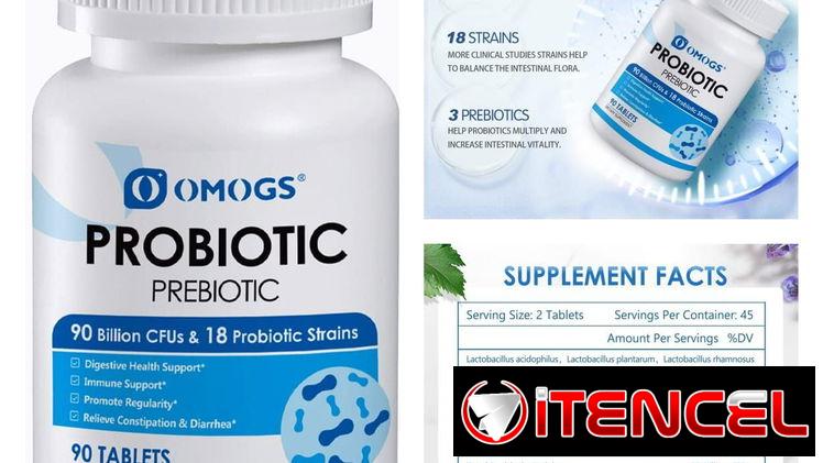 Probioticos para hombre y mujer pomos de 90 tabletas sellados