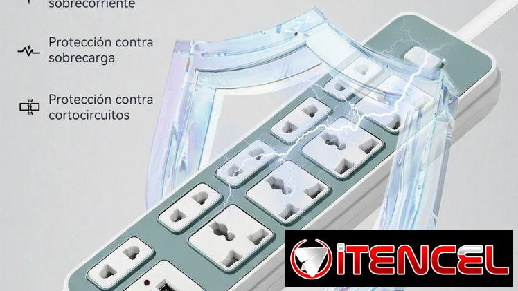 Extensión electrica con Puerto USB