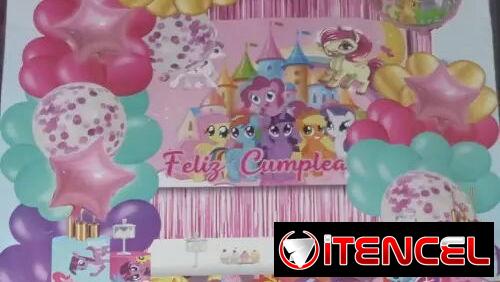 Set decorativo 100 pcs Unicornio M27(TPEx)