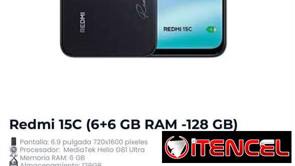 Redmi 15 C (6+6 GB RAM- 128 GB)