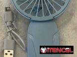 Mini ventilador recargable,3 velocidades, ventilador de mano.
