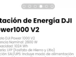 Estación de Energía DJI Power1000 V2 Modelo DJI Power 1000 V2