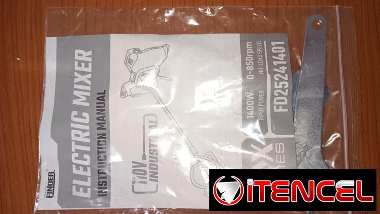Mezclador Industrial de Pintura y Mortero: Finder 10 lb Calidad Real Pro VPT# -0421