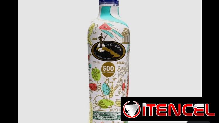 botellaa de ron de colección habana 500 años y legendario 1930 hotel nacional entre y mire
