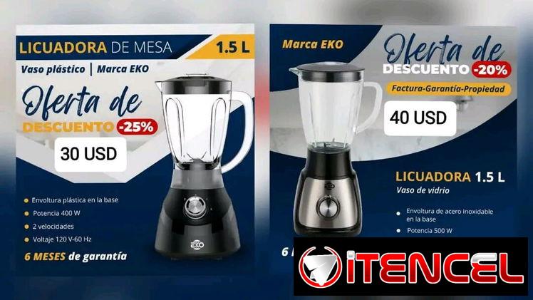 LICUADORA DE MESA EKO 1.5 Lt