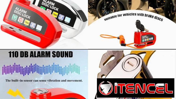 CANDADO DE DISCO CON ALARMA