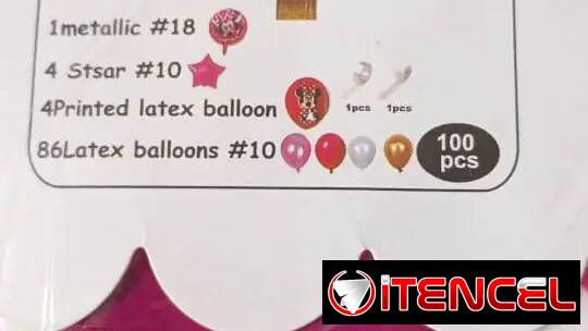 Set decorativo 100 pcs Minnie M33,(TPEx)