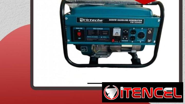 ⚠️ *OFERTA DE REBAJA*⚠️ *Planta Eléctrica VICTECHT 3500W, de gasolina*
