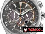 Citizen Ecodriver impecable con su manilla completa. Citizen Eco-Drive CA4330-81H cronógrafo analógico para hombres