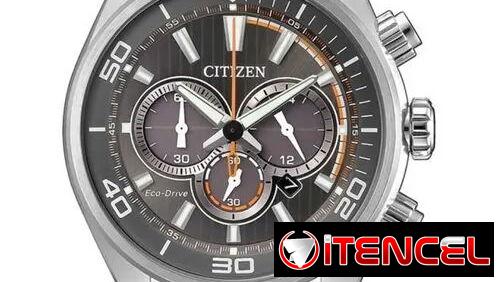 Citizen Ecodriver impecable con su manilla completa. Citizen Eco-Drive CA4330-81H cronógrafo analógico para hombres