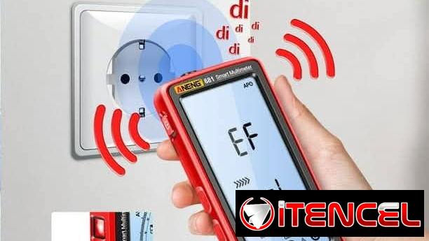 Multímetro digital recargable aneng 681, medidor de prueba de rango automático TRMS.   50 Usd