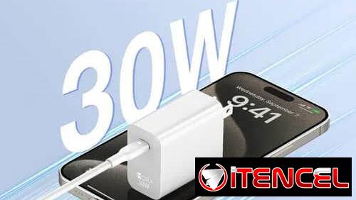 1 HORA Cargador PD 30W MAX y Cable Tipo C 3A