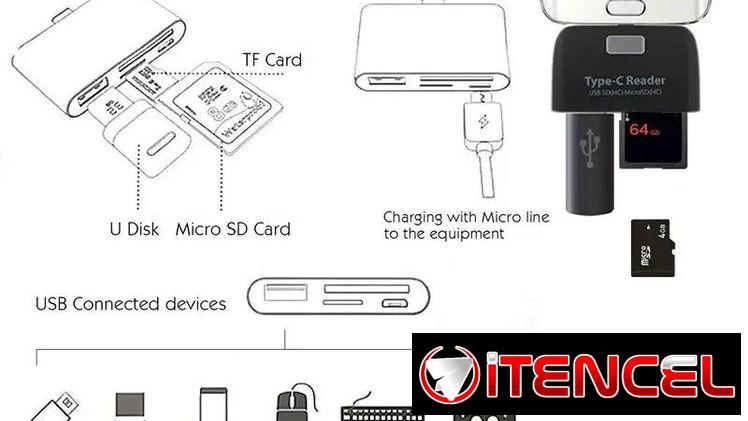 * Adaptador multifuncional inteligente 4 en 1