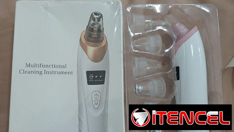 Limpiador facial recargable, extractor de puntos negros, succionador de espinillas.