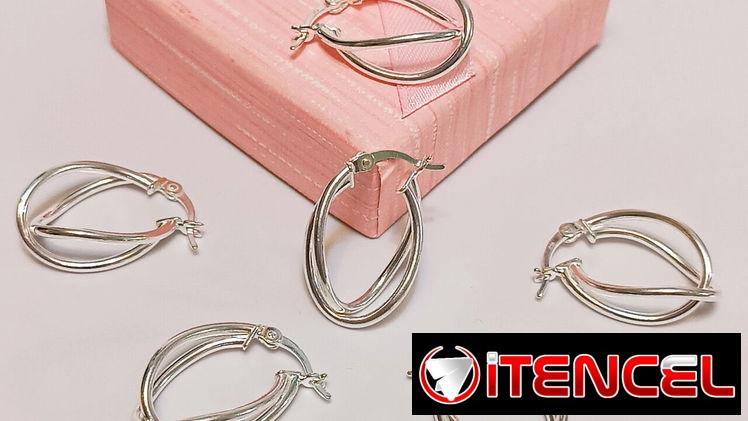 Argollas de Plata S925. LM joyería. El precio varía según el modelo