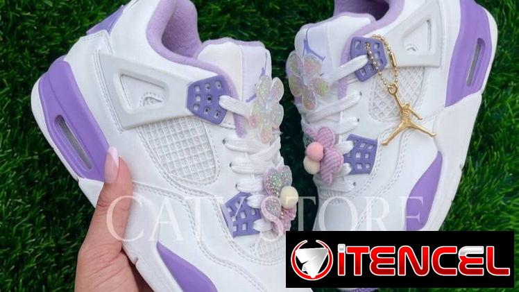 TENIS NIKE AIR JORDAN RETRO 4 FLOWER