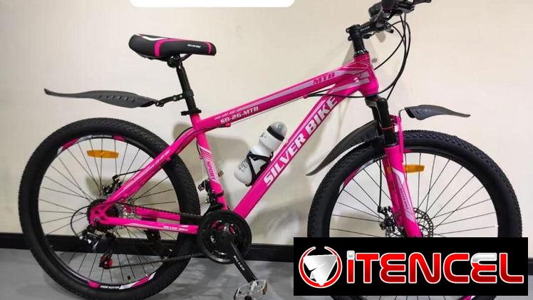 Bicicletas de montaña Silver Bike medida 26 🔷 Colores: ❤️🩶💙🩷