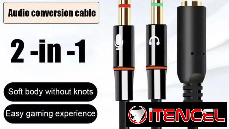 Adaptador 3.5mm 1 a 2