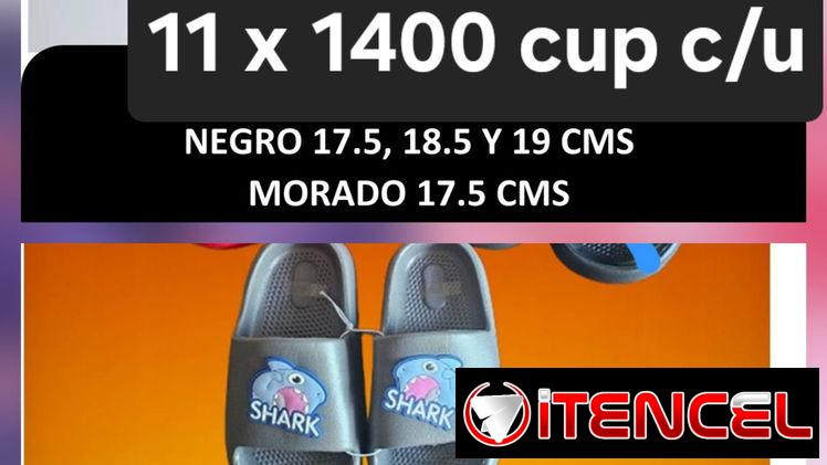 Ventas x cantidad. Sandalias de Mujer y sapitos y chancletas de niñ@s