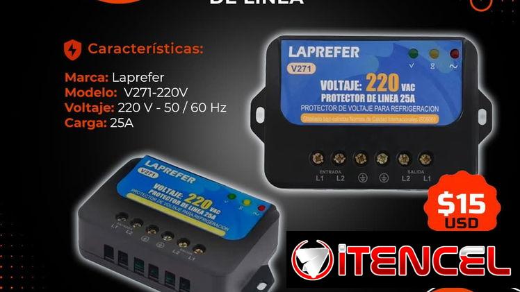 🚨 15 USD🚨 PROTECTOR DE VOLTAJE 220V-25A DE LÍNEA. FACTURA Y GARANTÍA 1 MES. TLF 54833699