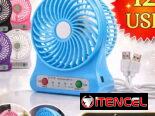Ventiladores recargables, bombillos contra insectos, PowerBanks